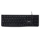 Teclado multimedia Teros, TE-4067S,USB 2.0, Negro