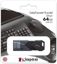 Memoria USB Kingston Exodia ONYX 64GB negro