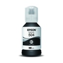 Botella De Tinta Epson T504120 L4160/4150 Negro