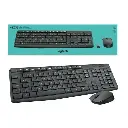 Teclado Logitech + mouse MK235 wireless USB SP black