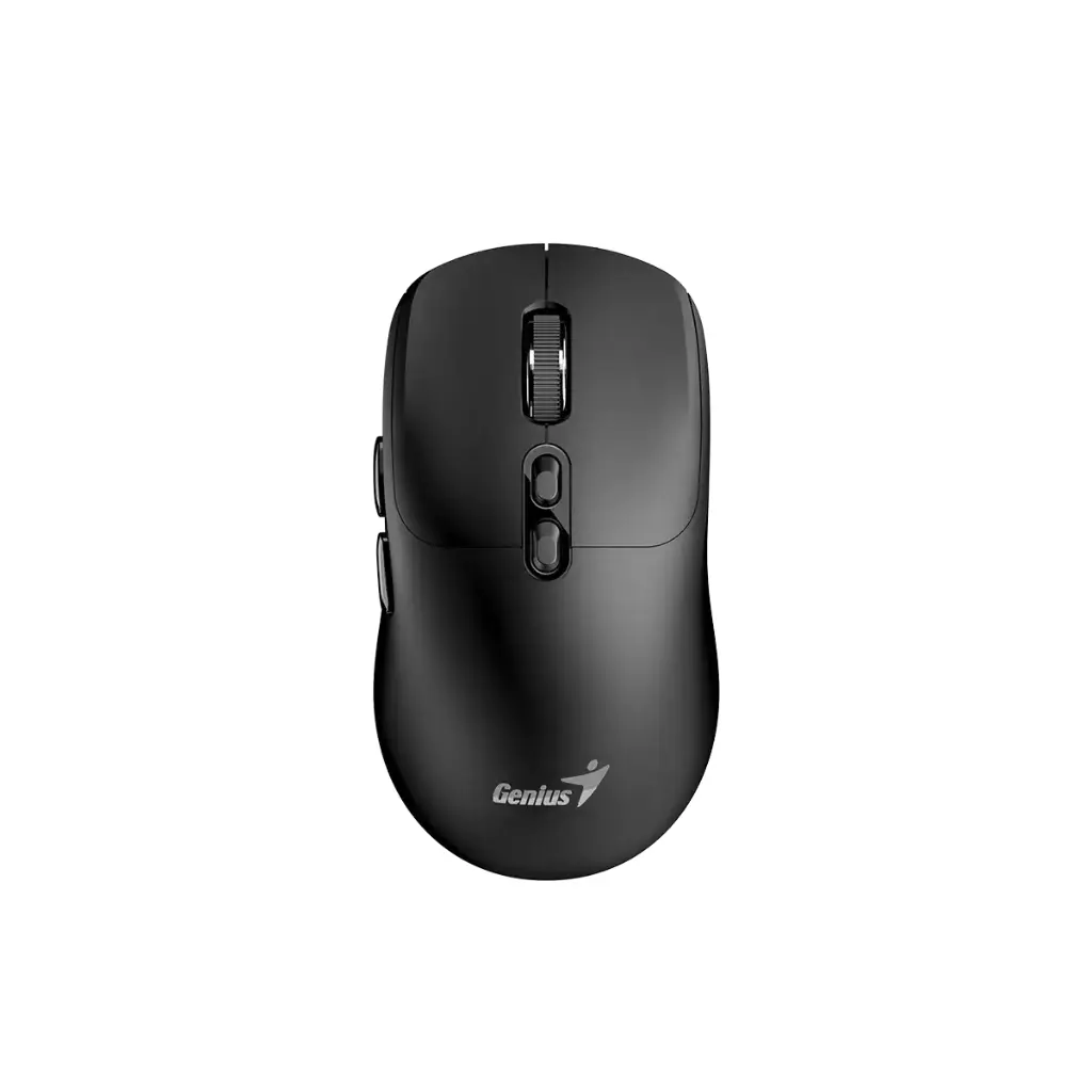 Mouse Genius NX-8080S BT Wireless/Bluetooth Silencioso Ergonómico Negro
