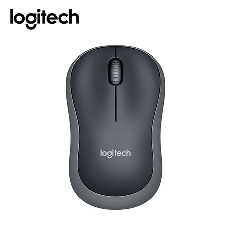 Mouse Logitech inalámbrico M185 Dark Silver