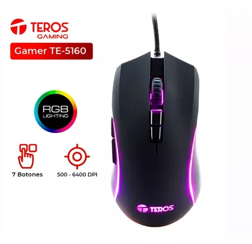 Mouse Gamer TE-5160 RGB Teros