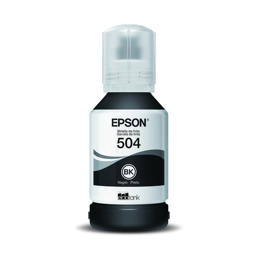 Botella De Tinta Epson T504120 L4160/4150 Negro