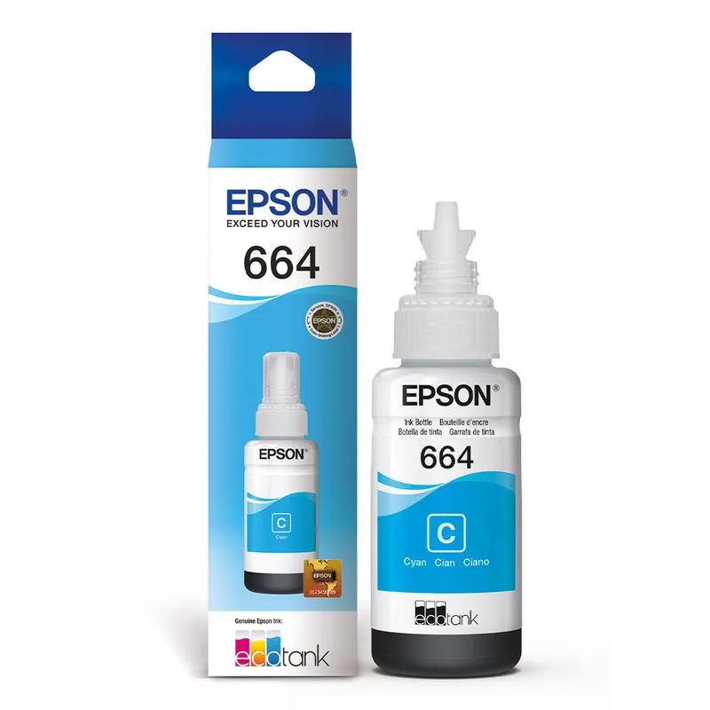 Botella de tinta Epson L200 cyan