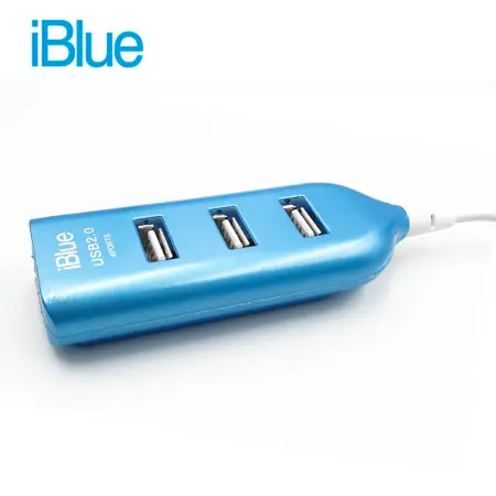 Hub USB IBLUE 4 port 2.0 Ligth Blue