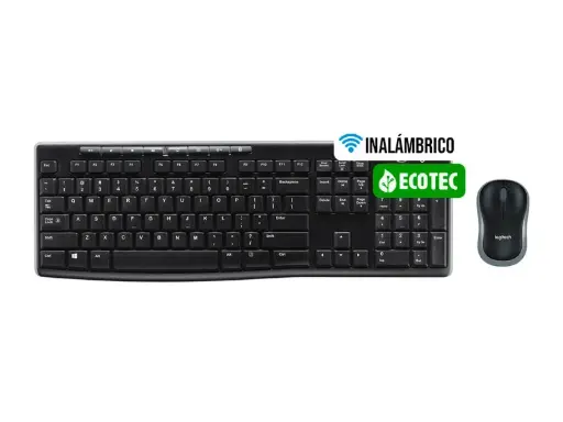 Teclado + Mouse Logitech Wireless MK270