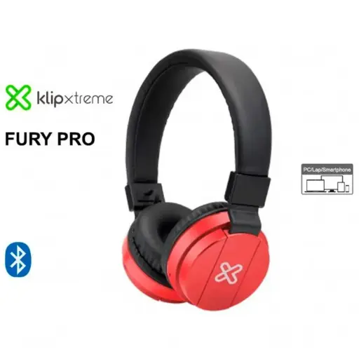 Auricular Bluetooth KLIP XTREME Fury PRO KWH-001 Rojo